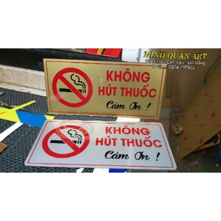 Bảng no smoking không hut thuốc