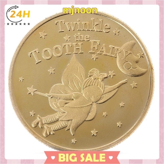 Tooth Fairy Gold Plated Commemorative Coin Creative Kids Tooth Change Gifts