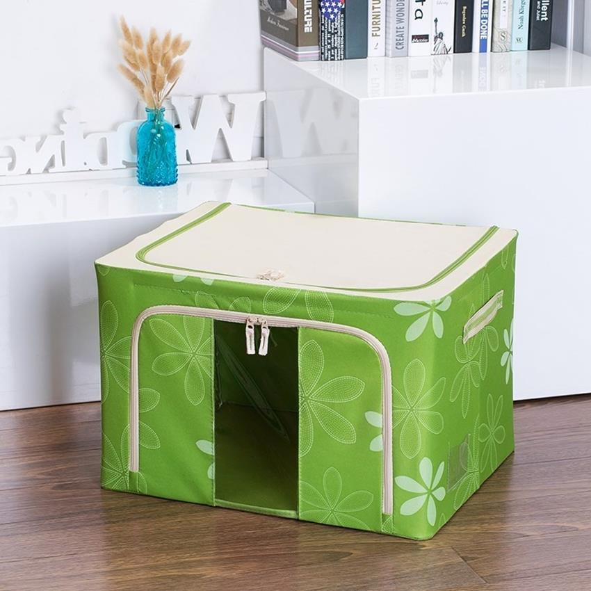 Bigsize - Túi Đựng Chăn Màn Khung Sắt - CHỐNG BỤI, CHỐNG ẨM MỐC, Gấp Gọn Tiện Lợi, size 50cm x 40cm x 33cm