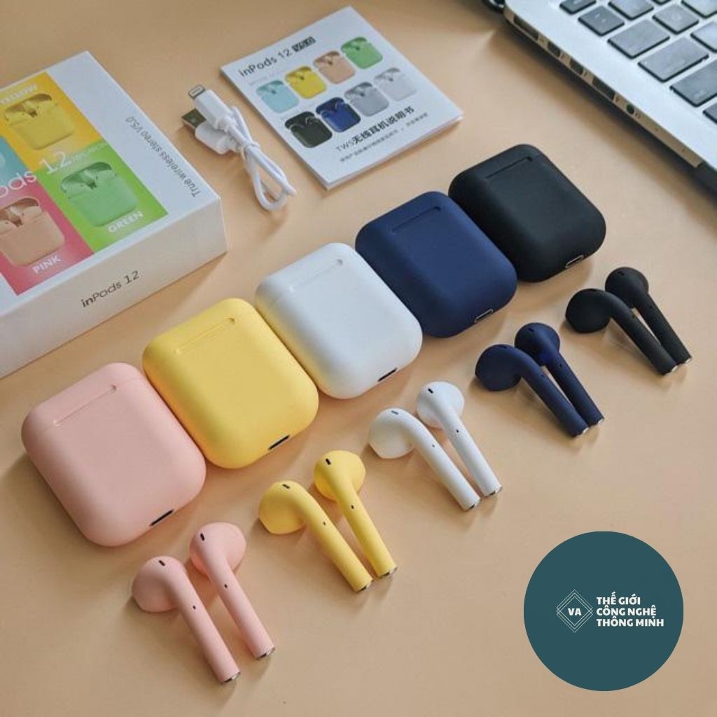 Tai nghe blutooth không dây Inpods i12 TWS điều khiển cảm biến âm thanh HIFI cho Android iOS | BigBuy360 - bigbuy360.vn