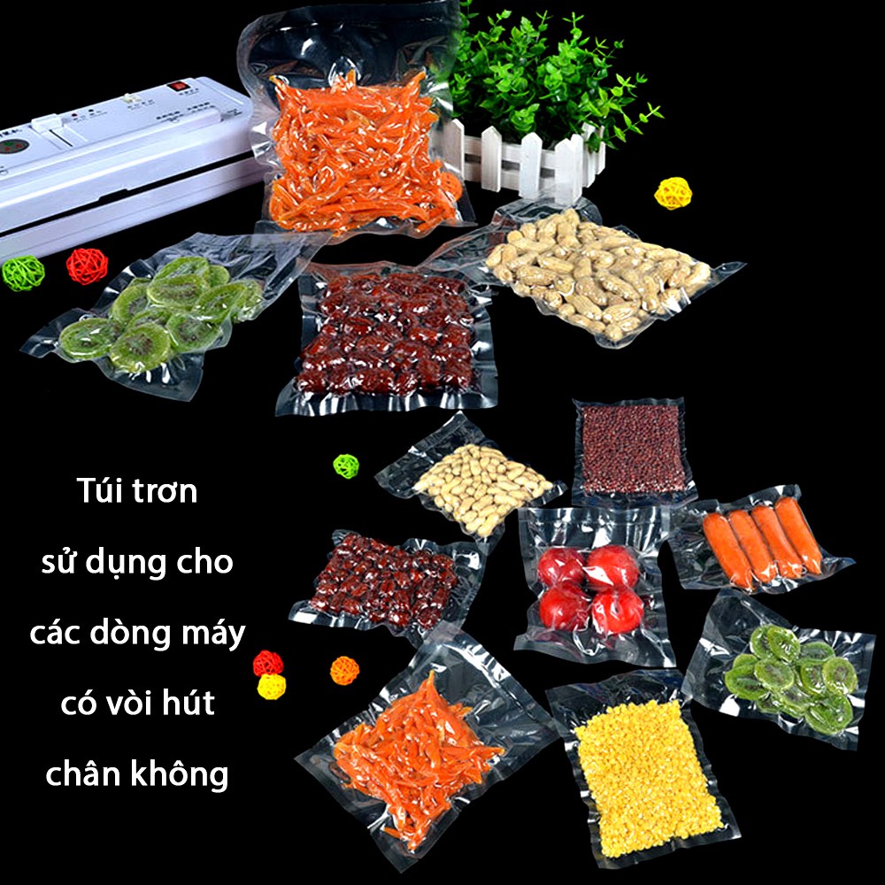 Túi hút chân không trơn hai mặt loại tốt - bộ 1kg