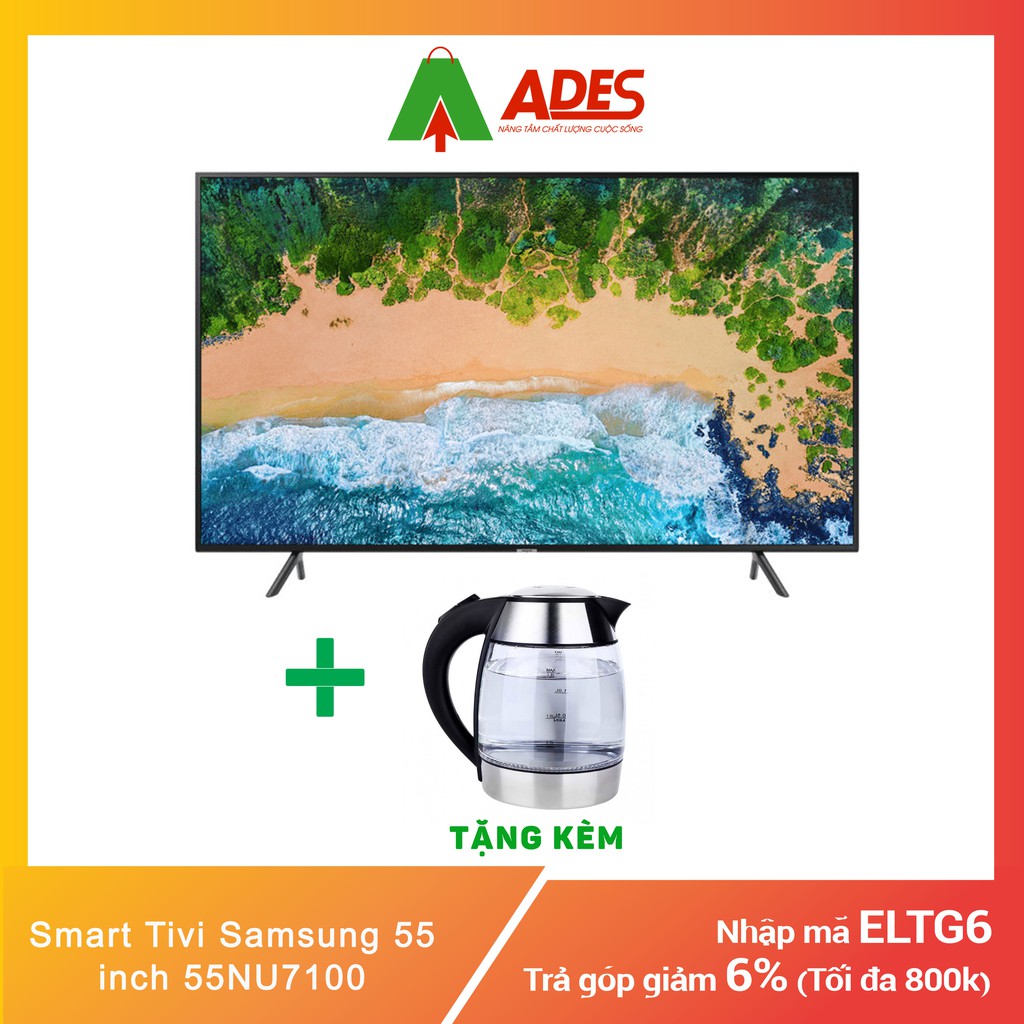 Smart Tivi Samsung 55 inch 55NU7100, 4K UHD, HDR