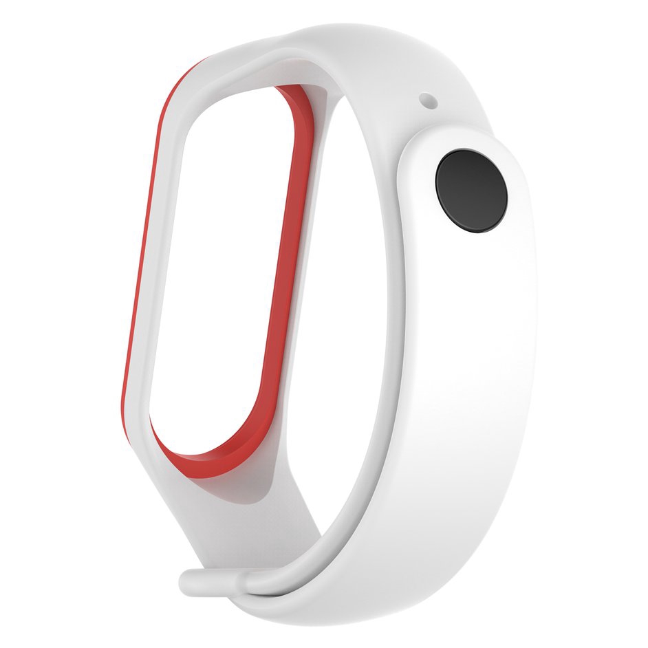 ★★★ Dây Đeo Thay Thế Chất Liệu Cao Su 2 Màu Cho Xiaomi Mi Band 4