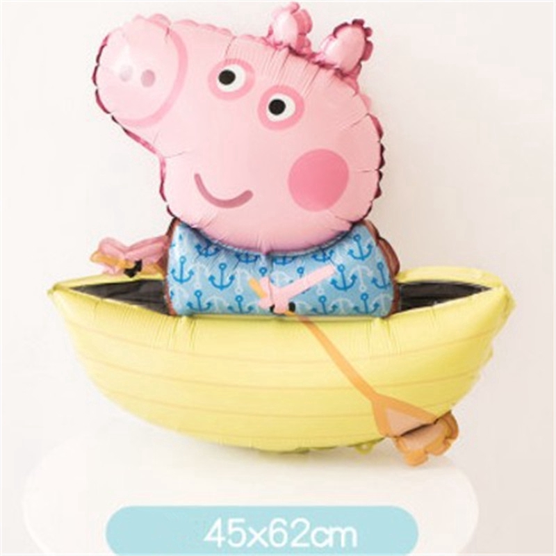 HOT Bong Bóng Trang Trí Tiệc Hình Heo Peppa / Nàng Tiên Cá / Tàu Không Gian / Heo Peppa