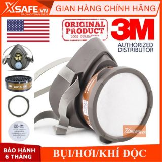 Trọn bộ mặt nạ phòng virus bụi  độc 3M 3200 (chính hảng)
