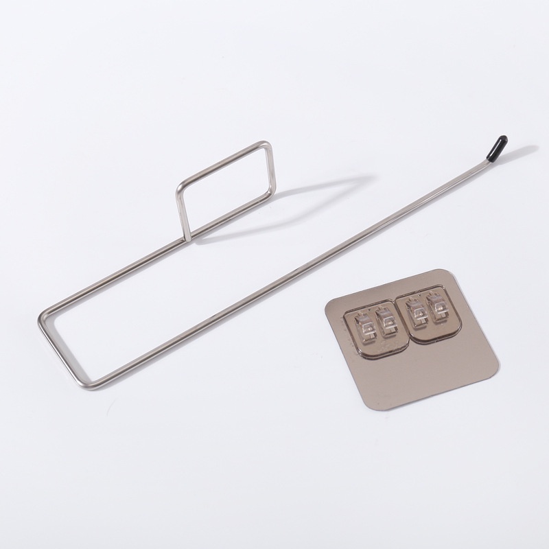 Giá Treo Khăn Gắn Tường Không Để Lại Dấu Vết Thiết Kế Đơn Giản Sáng Tạo Dành Cho Nhà Bếp / Phòng Tắm