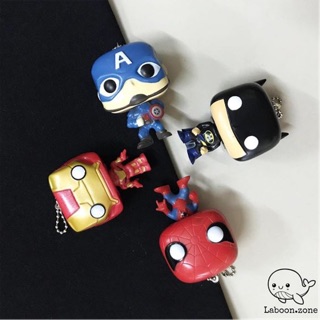 Móc chìa khoá Marvel & DC: Iron man, Spiderman, Captain, Batman