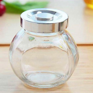 Hũ thuỷ tinh kèm đá trang trí