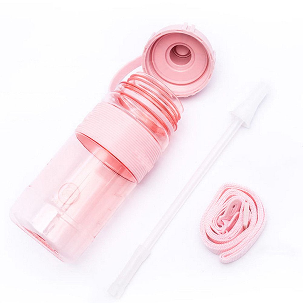 Bình nước có ống hút bằng nhựa không chứa BPA dung tích 600-2000ml