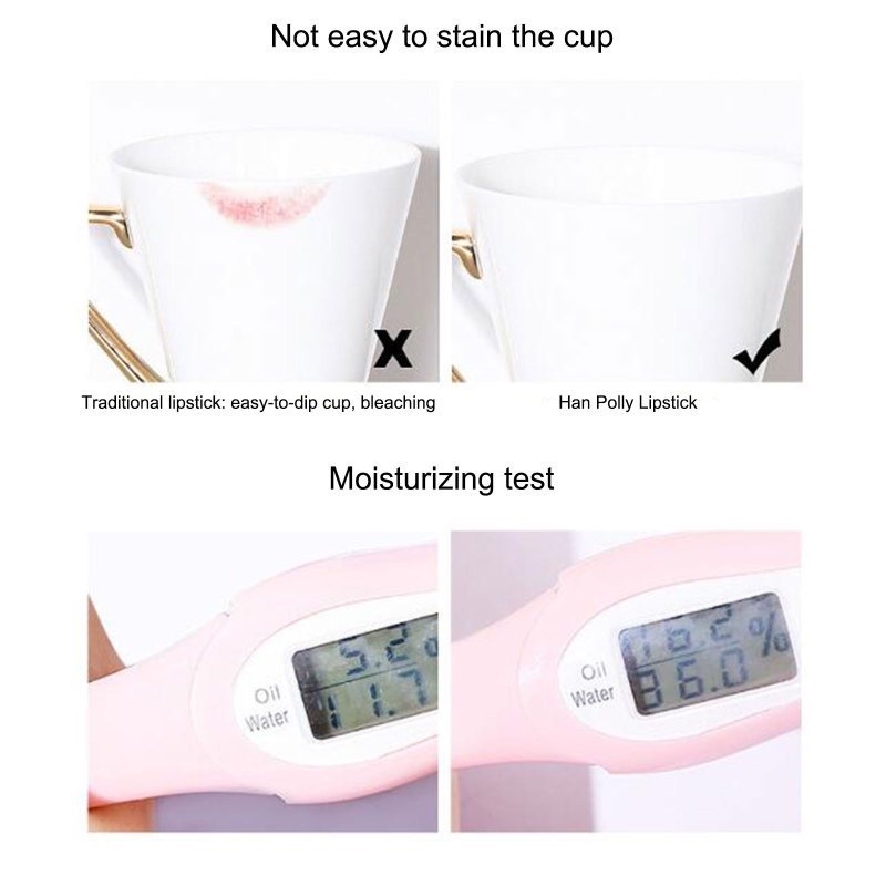 Son Dưỡng Môi HANBOLI Dưỡng Ẩm Chống Khô Môi Thay Đổi Màu Sắc Độc Đáo