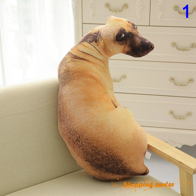 Gối trang trí ghế sofa hình chú chó 3D dễ thương