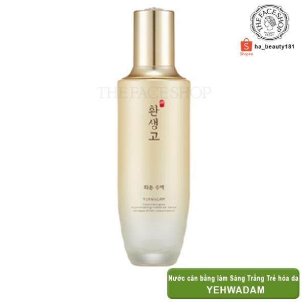 Nước hoa hồng trắng da dưỡng ẩm se khít lỗ chân lông The Face Shop Yehwadam Hwansaenggo Rejuvenating Radiance Toner 160m