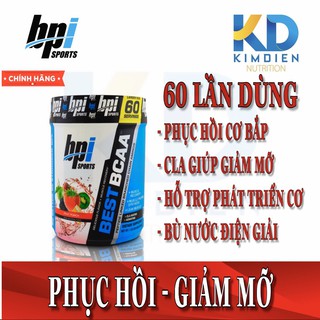 Phục hồi cơ bắp, giảm mỡ Best BCAA 60 lần dùng vị Watermelon ice, hàng chính hãng