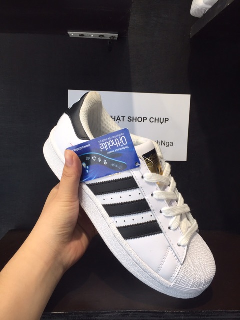 Giày ADIDAS SUPERSTAR 3 SỌC ĐEN