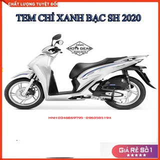 Tem Chỉ Xe SH 2020 Phản Quang Keo 3M