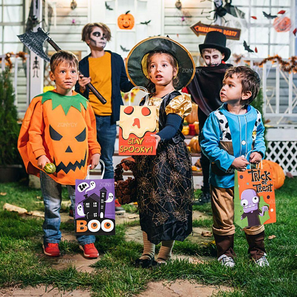 Túi Đựng Kẹo Trang Trí Halloween Cho Bé
