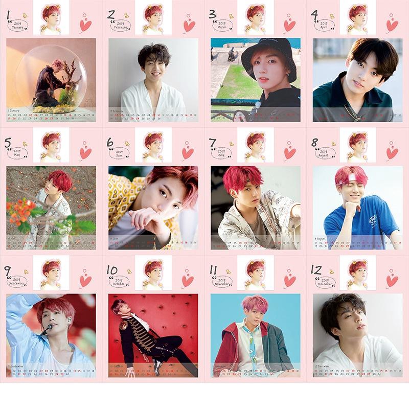 Lịch để bàn 2019 BTS, V, JUNGKOOK