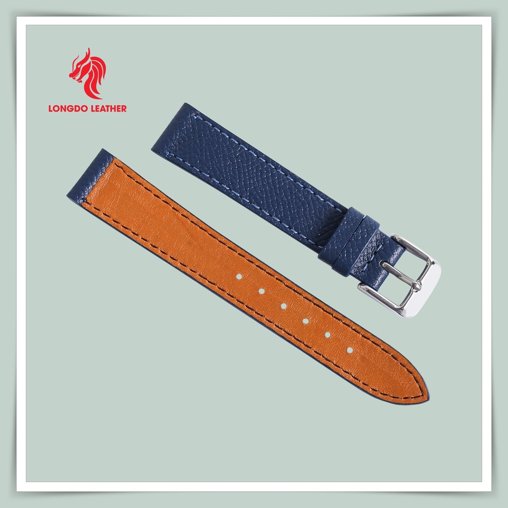 [ĐẲNG CẤP] Dây da bò đồng hồ nữ - Đủ size 12/14/16/18/20/22/24 - Hàng chính hãng Longdo Leather - EPSOM