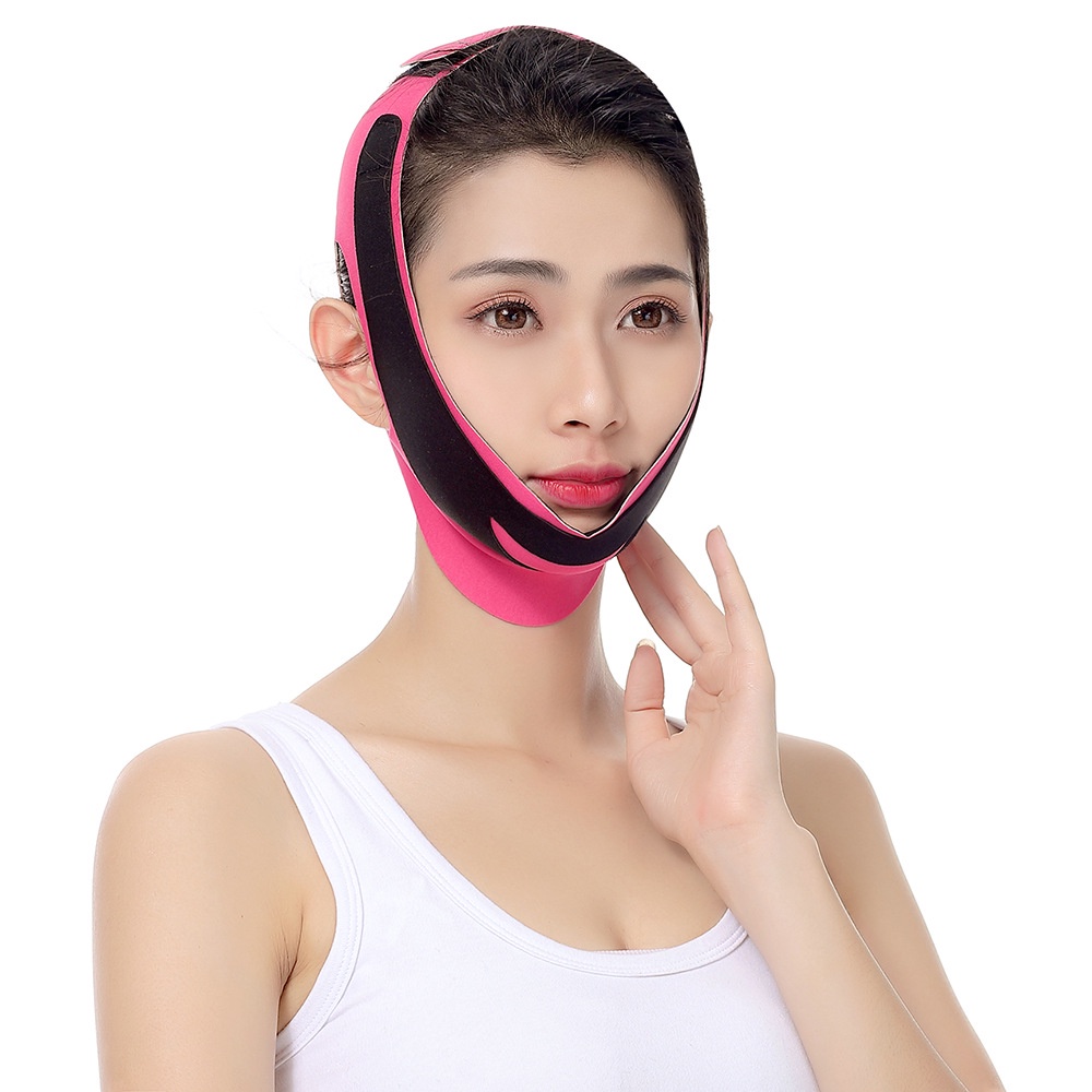 Đai Đeo Mát Xa Co Giãn Tạo Khuôn Mặt Chữ V Xinh Xắn