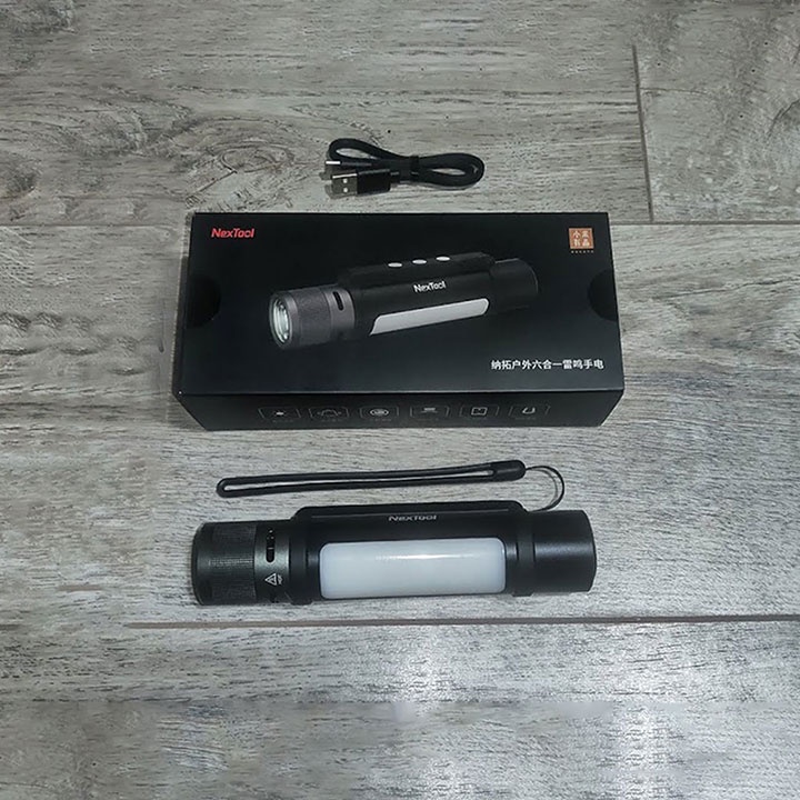 Đèn pin đa năng dành cho xe đạp - BeeBest FZ101 -  Nextool NE20030 siêu sáng 1000 lumen, 6 tính năng trong 1 Chính Hãng