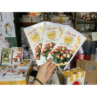 [MẪU MỚI] Combo 10 Thiệp chúc mừng 20/11
