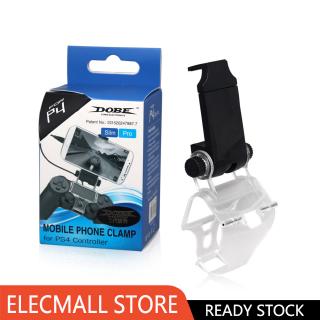 PS4 Slim Smart Handle Clip Cell Mobile Phone Clamp Holder with OTG Cable for  4 Controller Black
