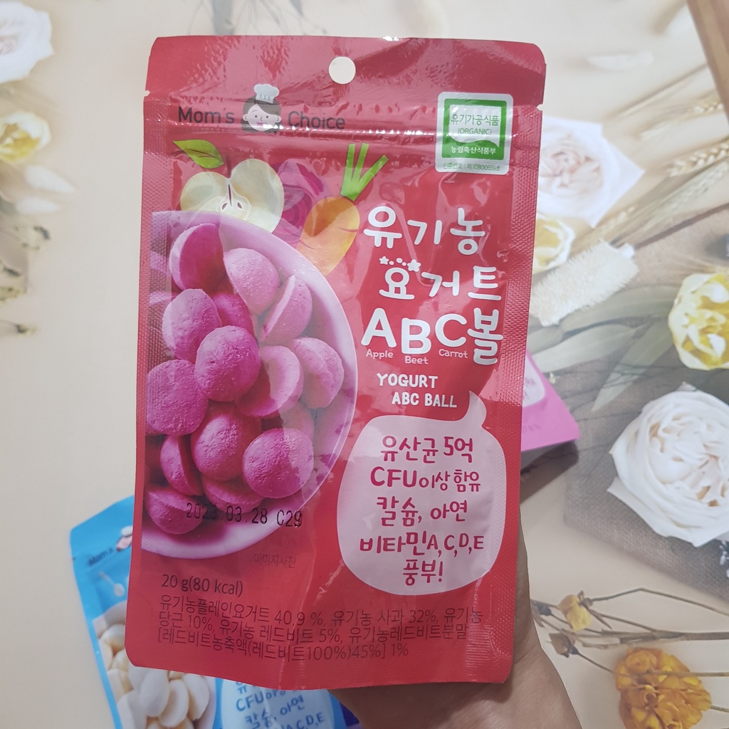 Sữa chua khô organic sấy lạnh hữu cơ cho bé 7m+ 20gram