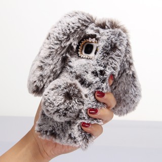 Samsung galaxy S8 plus phone case Plush rabbit soft shell
