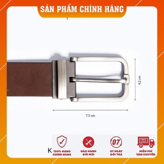 [ DA THẬT- BÁN CHẠY NHẤT ] Thắt lưng nam/Thắt lưng da thật Rainbow 001