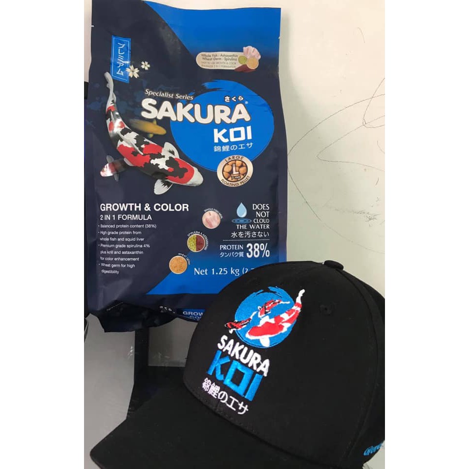 THỨC ĂN SAKURA KOI 1.25KG XANH DƯƠNG