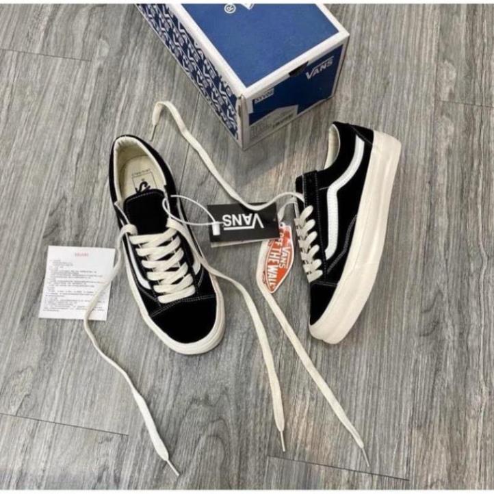 GIÀY 𝐕𝐀𝐍𝐒 VAULT OLD SKOOL MÀU ĐEN ⚡Full box bill⚡ Giày thể thao nam nữ 2021
