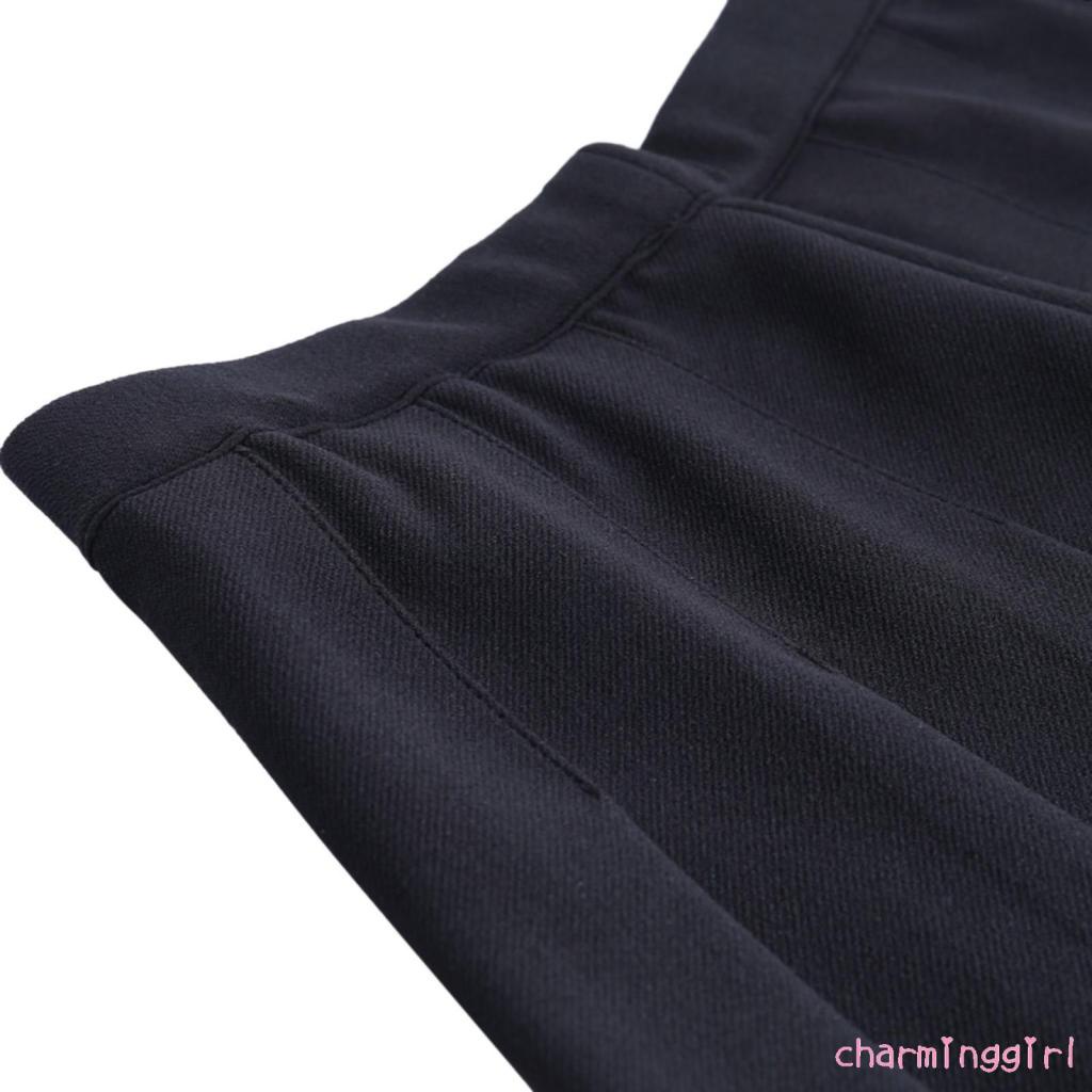 Chân váy ngắn xếp ly lưng cao họa tiết chữ thập phong cách Gothic Punk cho nữ