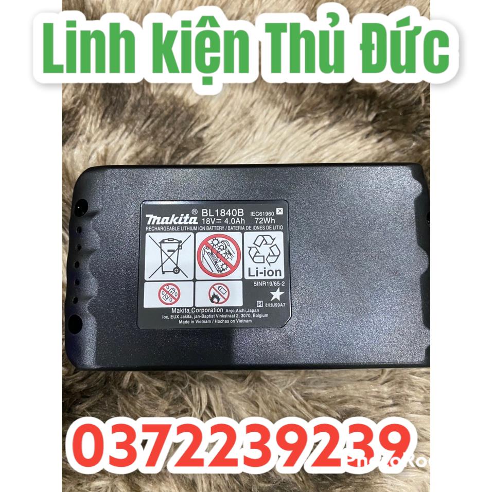 Lktd BN. Vỏ mạch Makita 5s-1p 18V 4AH cell 21700 , Led báo pin, nhận sạc zin và có tem đáy.