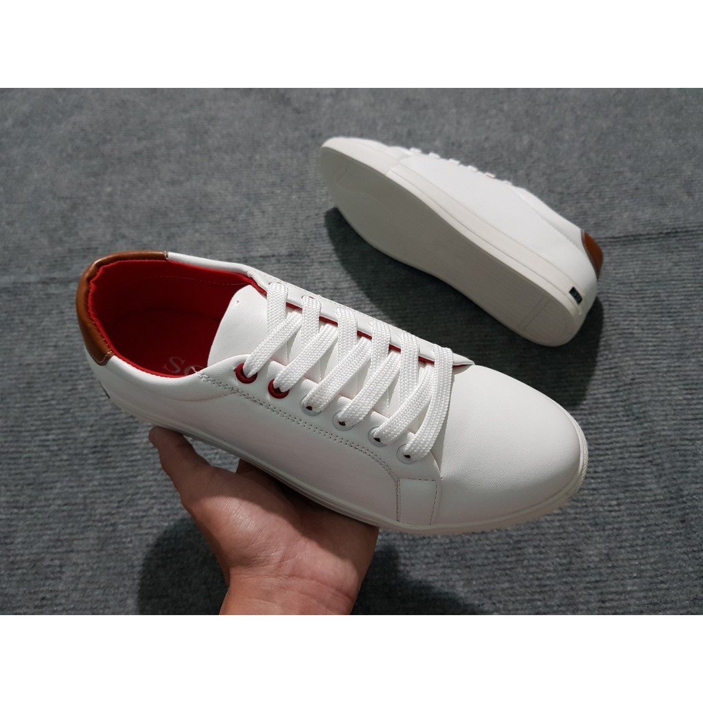 Giày Bata Sneaker Nam Hàn Quốc (Đen Full/Trắng)