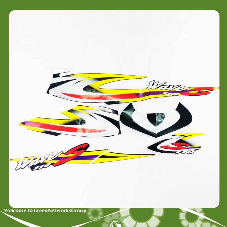 Bộ tem xe Wave S110 Greennetworks