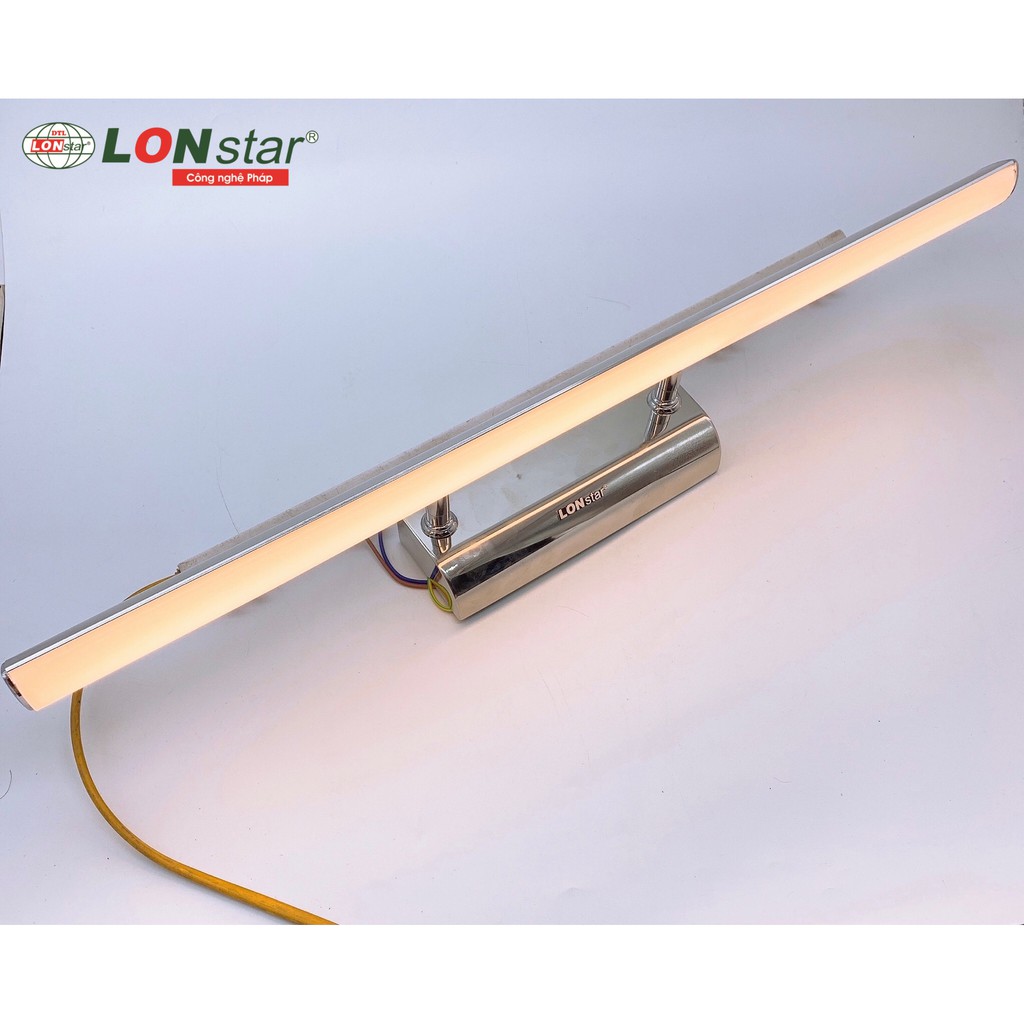 Đèn soi tranh, đèn rọi gương inox phong cách hiện đại 6991 thương hiệu LONstar