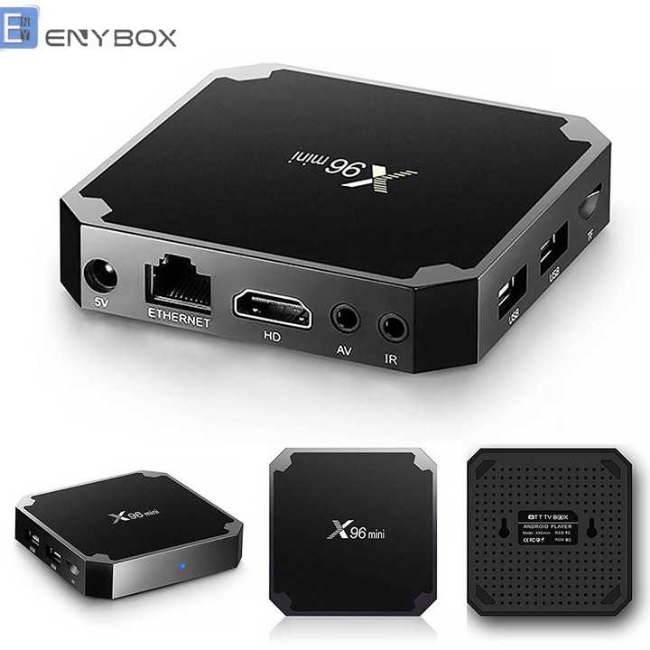 ĐẦU TV Box X96 mini ram 2G rom 16G đầy đủ phụ kiện, đã cài hết ứng dụng xem youtube, xem phim