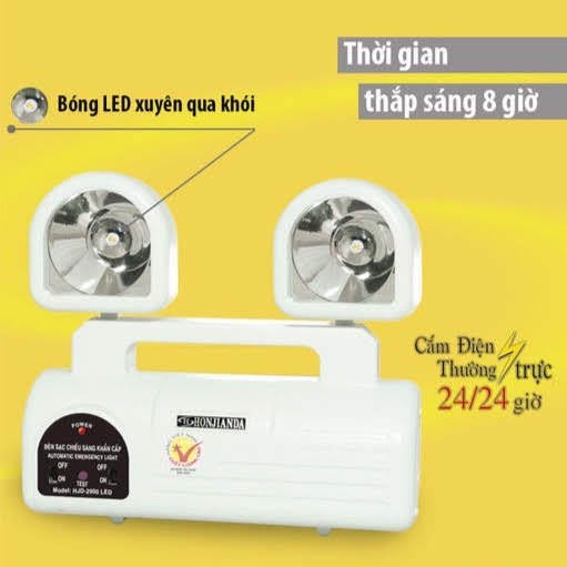 sale Đèn sạc tự sáng HONJIANDA (HJD-2900) (sáng xuyên khói)