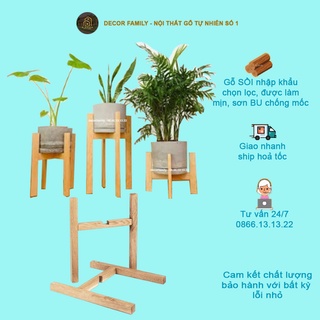 Đôn gỗ để chậu cây cảnh, Giá gỗ để cây cảnh trang trí nhà cửa, Kệ để chậu cây hoa bằng gỗ tự nhiên