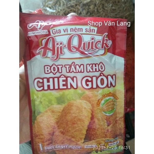 Bột tẩm khô chiên giòn Aji Quick gói 42g
