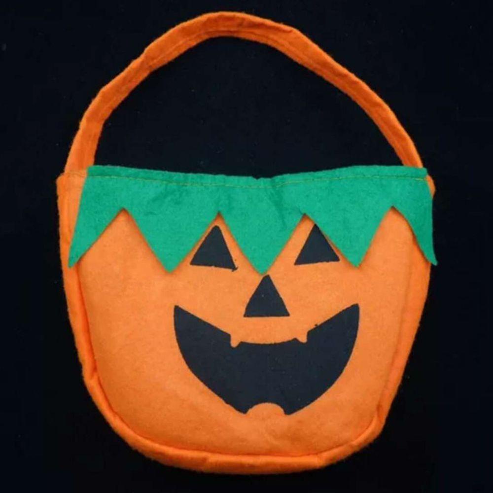 CHOOKEY Bộ 3 Giỏ Đựng Kẹo Hình Quả Bí Ngô Có Thể Gấp Gọn Tiện Dụng