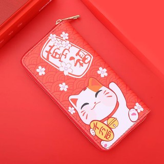 Ví nữ hình mèo thần tài