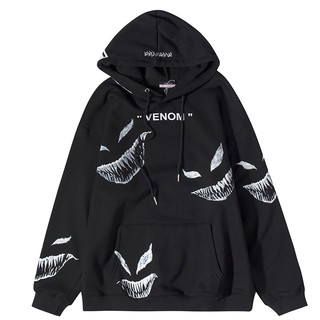 Áo hoodie nam nữ cá tính, áo hoodie chất nỉ họa tiết Venom KN17.