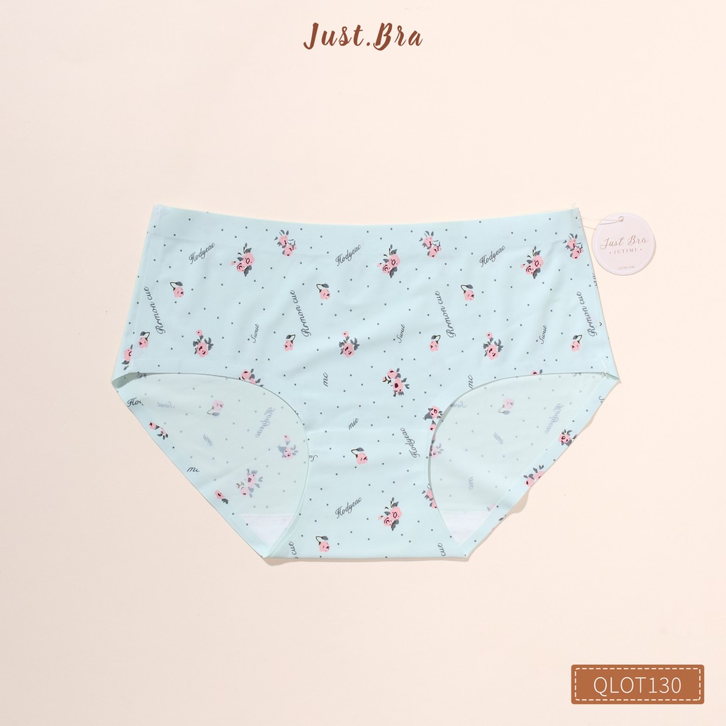 Quần lót Just Bra chất liệu su không lộ viền, họa tiết đáng yêu QLOT130 | BigBuy360 - bigbuy360.vn