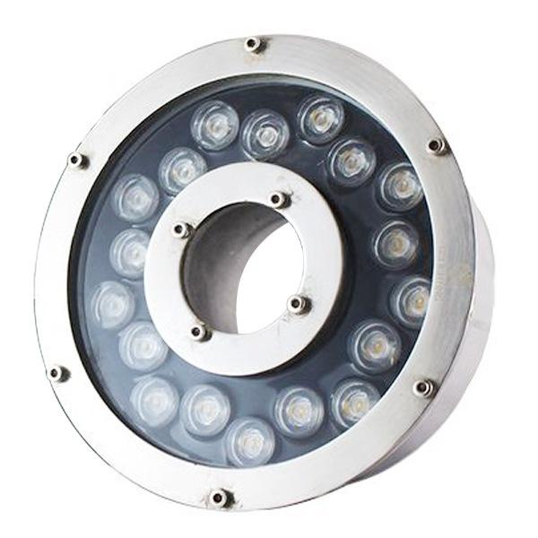 Đèn LED âm nước dạng bánh xe 24VAC dùng cho hồ cá, đài phun nước nghệ thuật