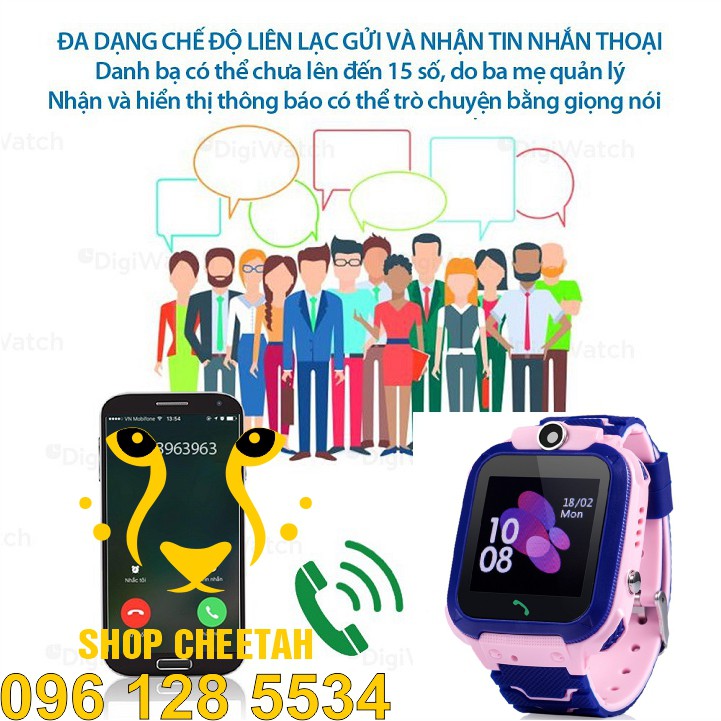 Đồng hồ định vị trẻ em Wonlex GW600S – CHÍNH HÃNG – Kháng nước IP67 – Camera – Wifi/Lbs/Gps – Tiếng Việt –Bảo hành 1 năm