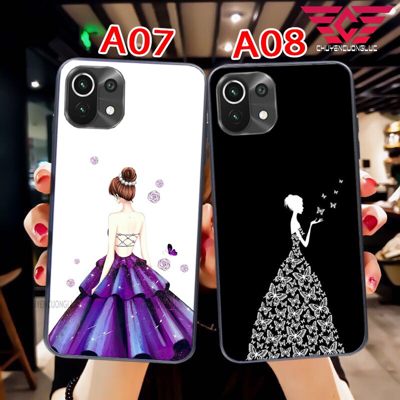 [HOT] Ốp lưng Xiaomi mi 11 mặt lưng ép kính chống bể in hình cô gái