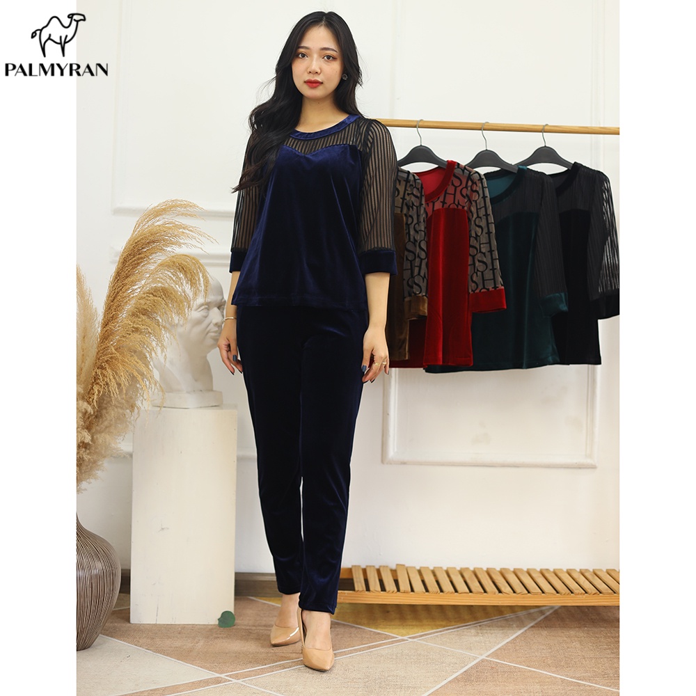 Bộ Quần Áo Nhung Tuyết Cao Cấp Palmyran NT02