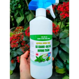 Chai xịt sả chanh bạc hà 500ml