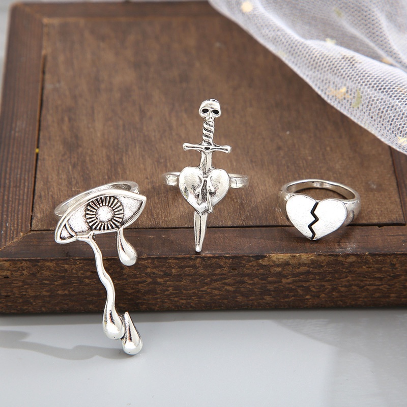 Bộ Nhẫn Đeo Đốt Ngón Tay Phong Cách Vintage Cho Nữ